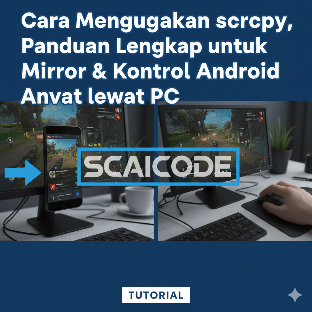 Cara Menggunakan scrcpy Panduan Lengkap untuk Mirror & Kontrol Android lewat PC